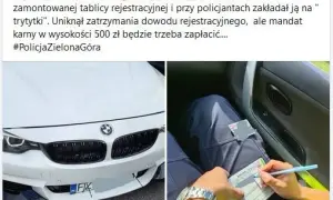 Jakie mandaty grożą za brak tablicy rejestracyjnej w Polsce?
