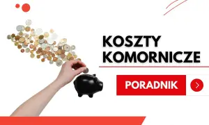 Ręka wrzuca monetę do świnki-skarbonki, obok stos monet.