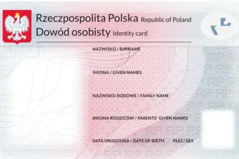 Wymiana dowodu osobistego? Ten dokument zawiera dane jak nazwisko, imiona, datę urodzenia.