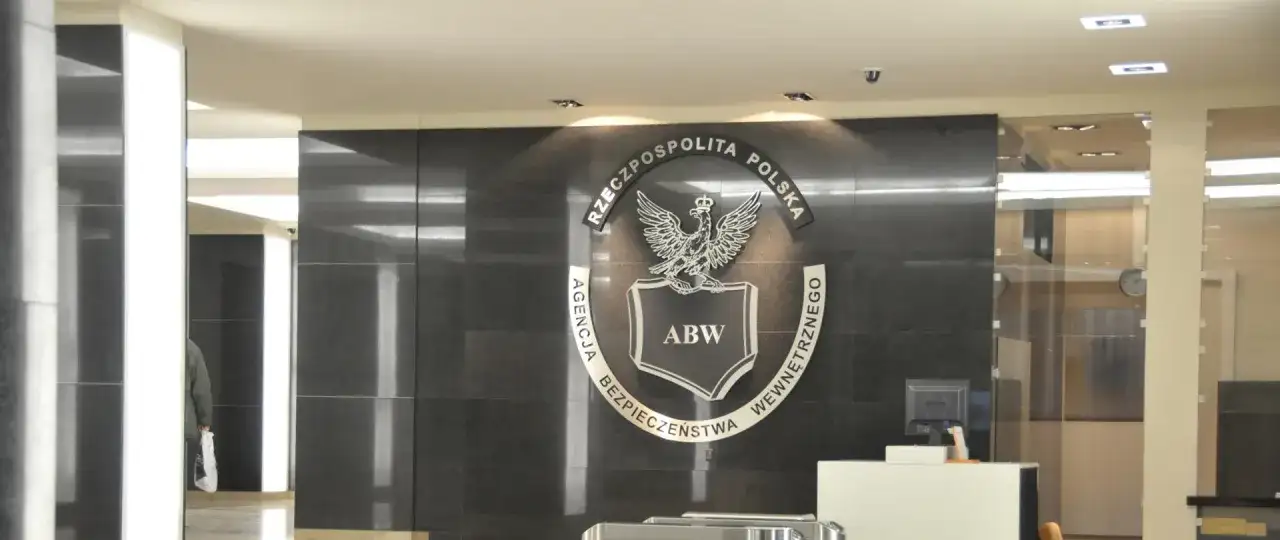 Znak ABW, Agencji Bezpieczeństwa Wewnętrznego, symbolizuje polski kontrwywiad.