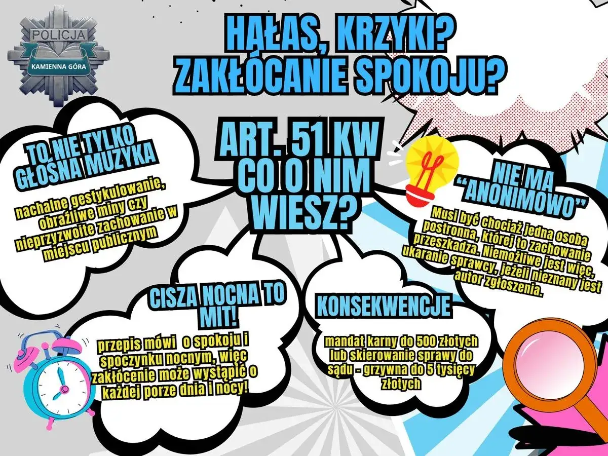 Hałas, krzyki? To nie tylko głośna muzyka, ale też zakłócanie spokoju. Zgłoszenie online to sposób na ukaranie sprawcy.